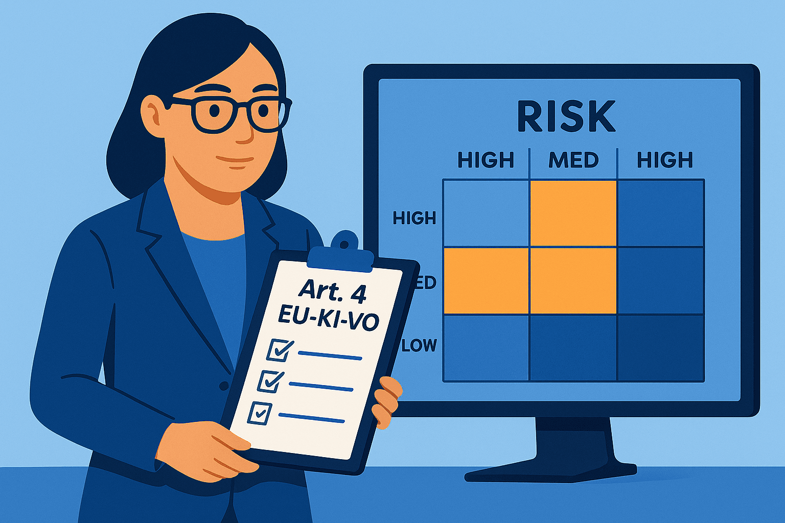KI-Risikomanagement Framework Diagramm
